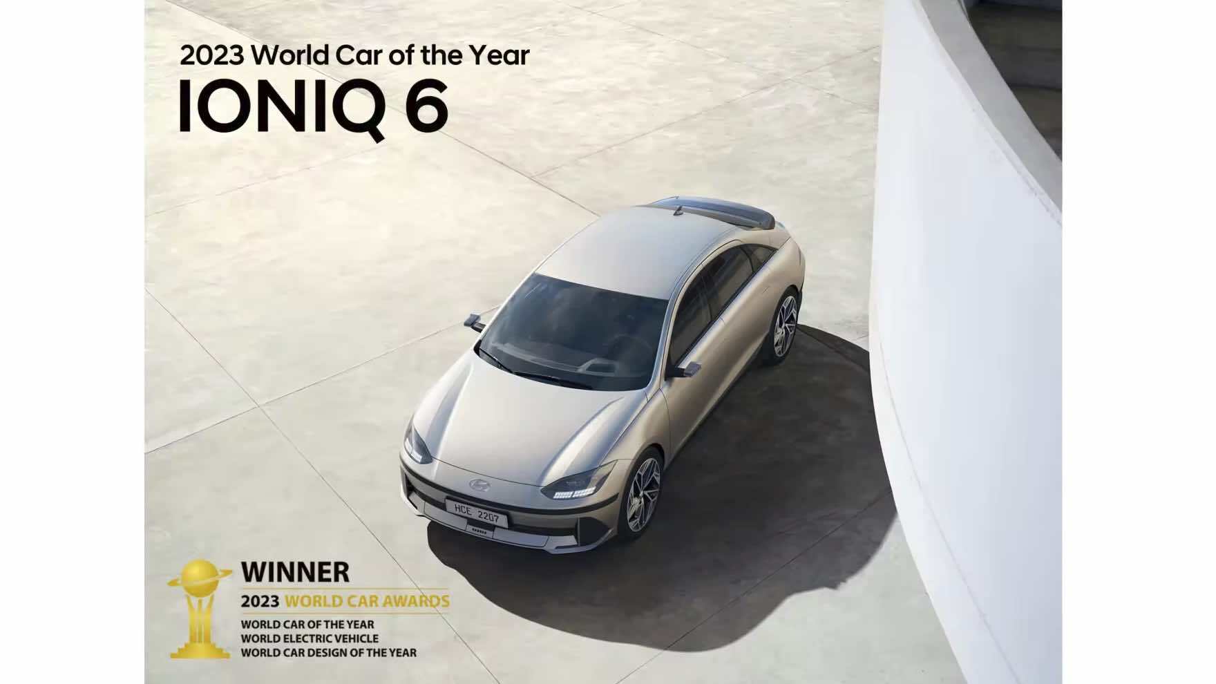 Hyundai IONIQ 6 Award